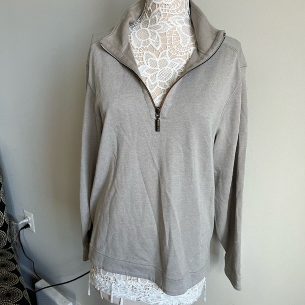Tommy Bahama Quarter Zip Sweatshirt - Picture 5 of 9